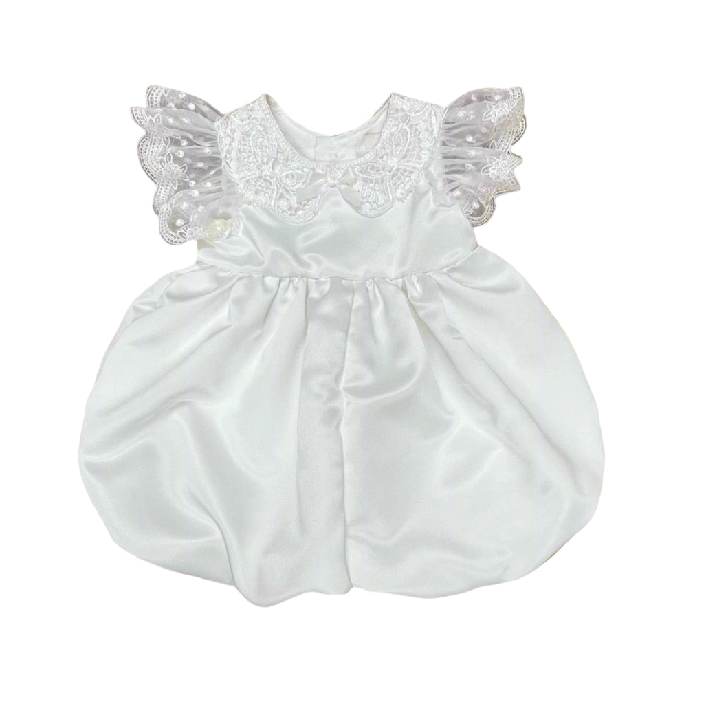 open lace back dress Shop Christening Bubble by Haute Baby for Newborns