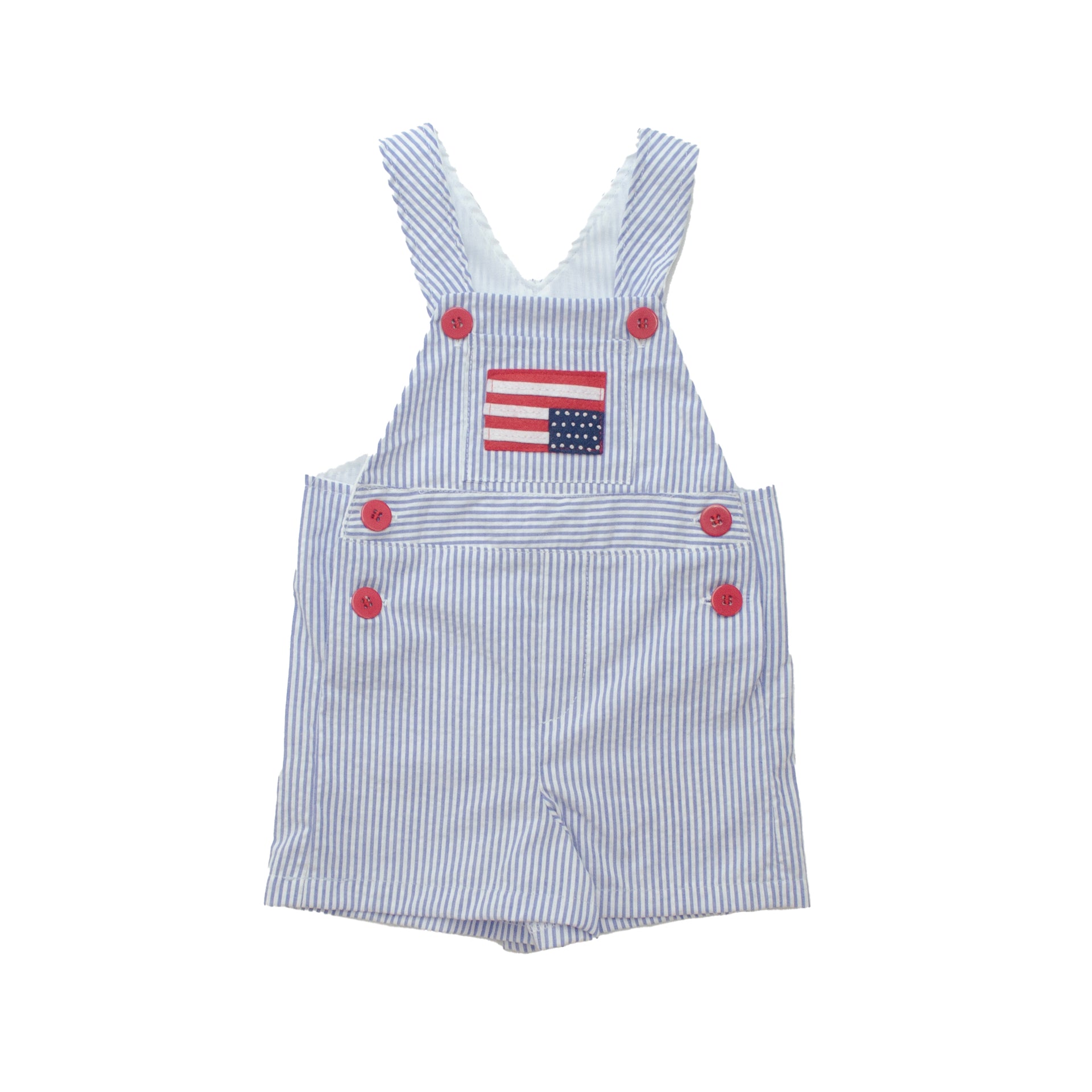 4th of JULY Stars & Stripes Baby Boy Romper