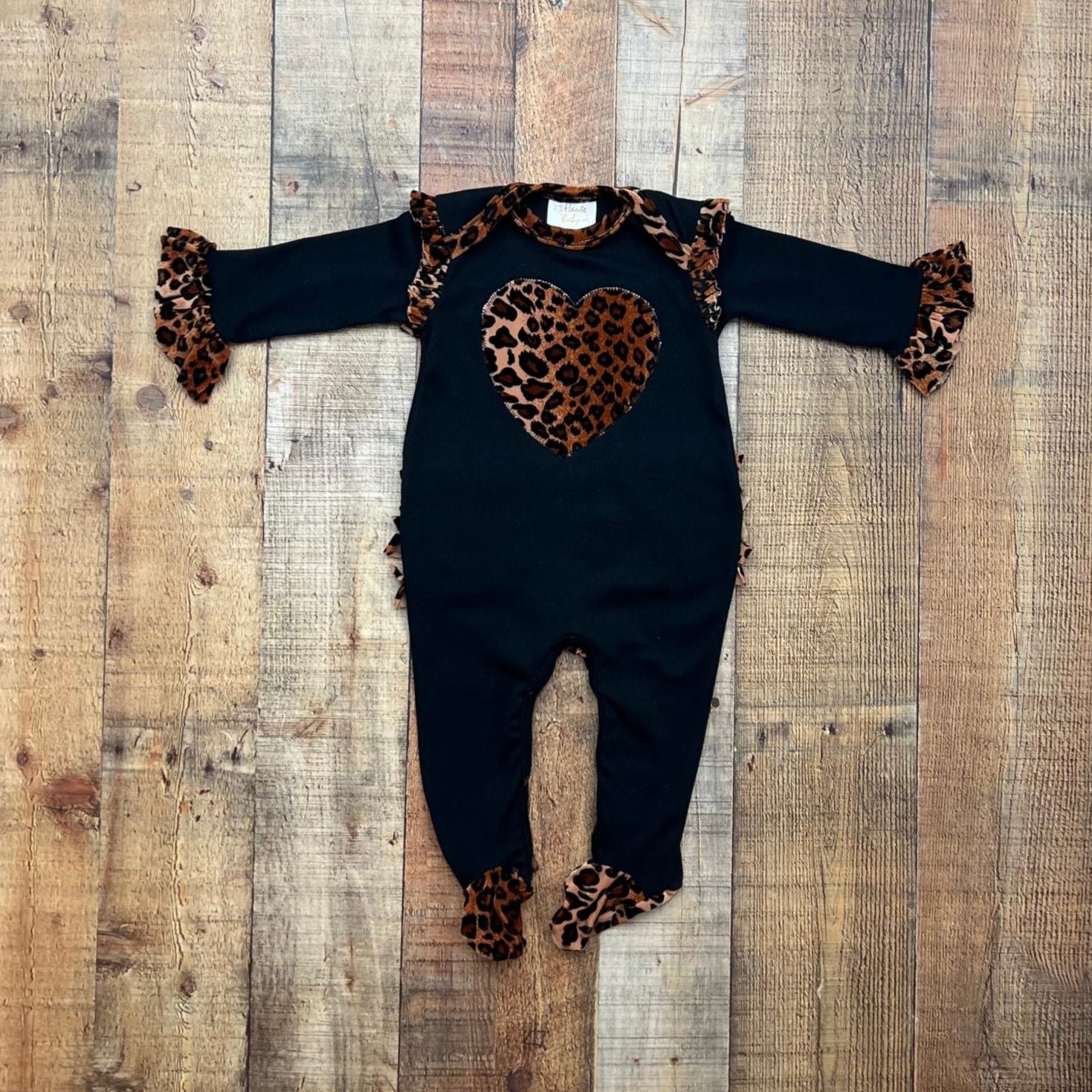 Born To Be Wild Baby Girl Infant Footie