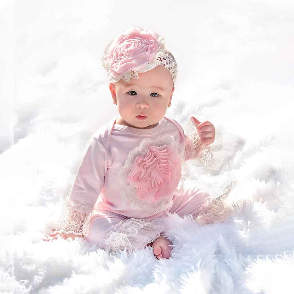 Pink Lullabye Baby Girls Pant Set