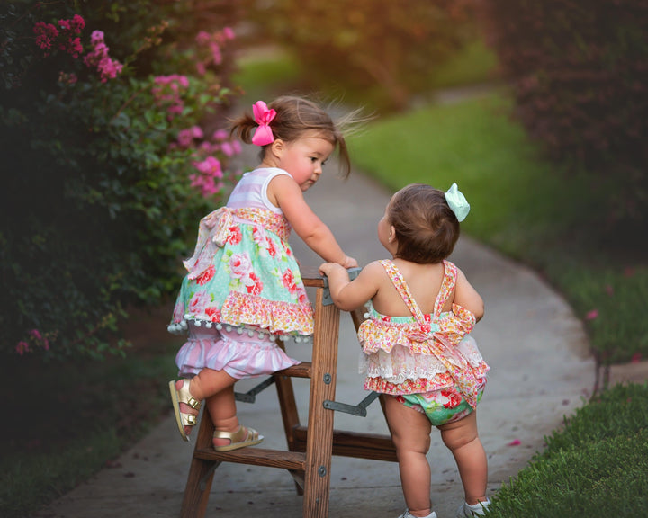 Garden Isle Girl Romper for Baby Girl