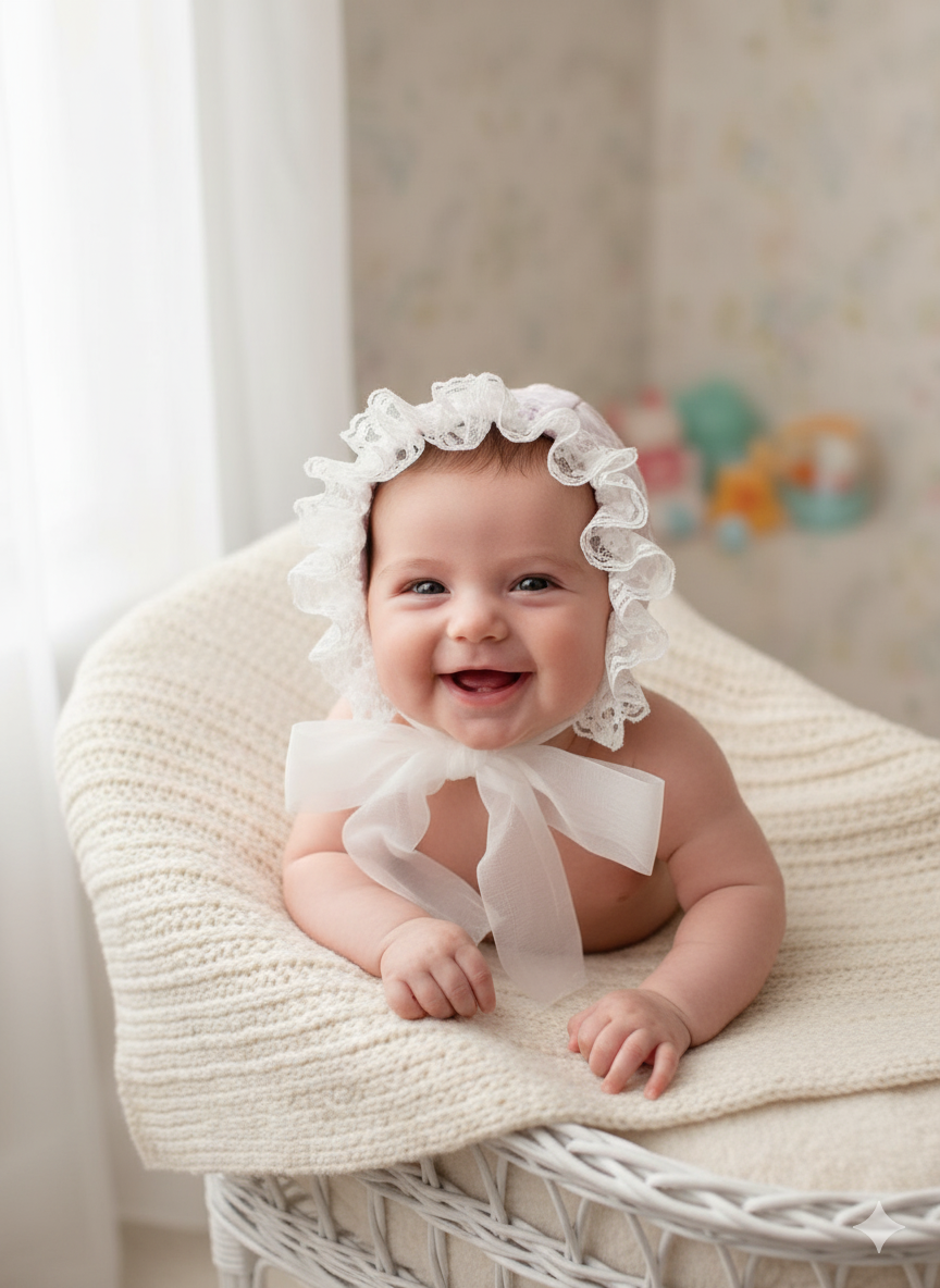 Lilac Mist Matching Bonnet