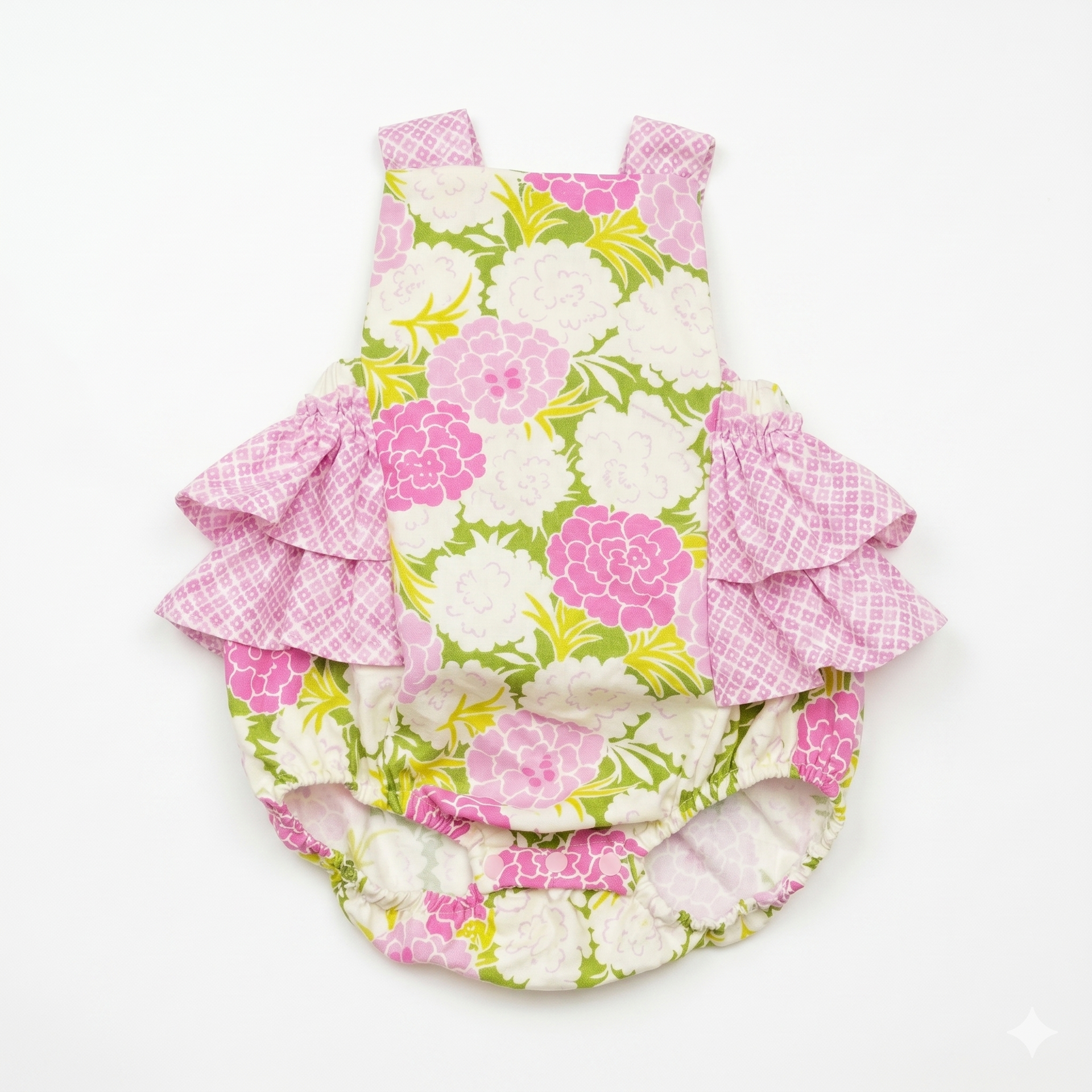 Haute Baby Spring Fling Pink Sunsuit