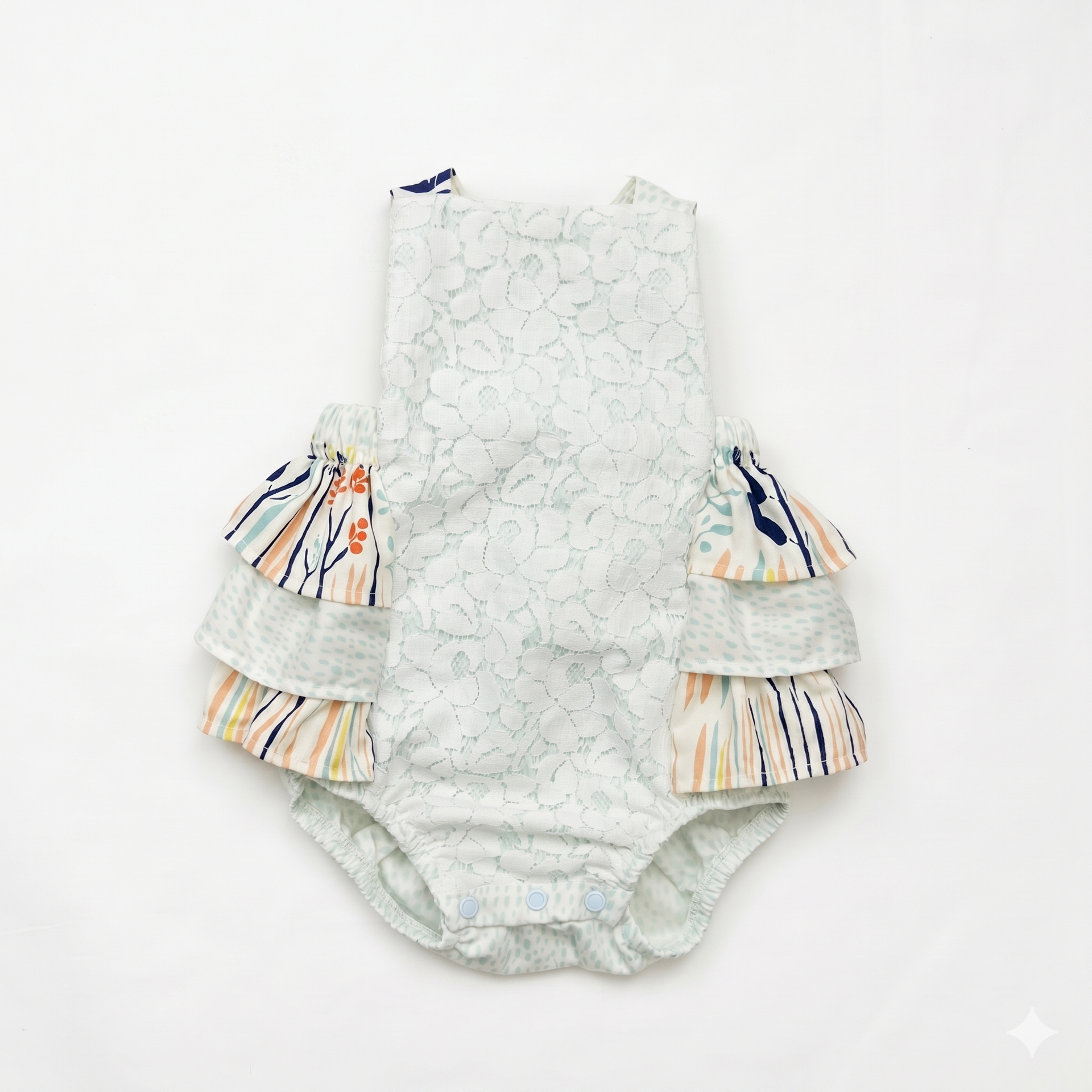 Haute Baby Spring Fling Iris Sunsuit