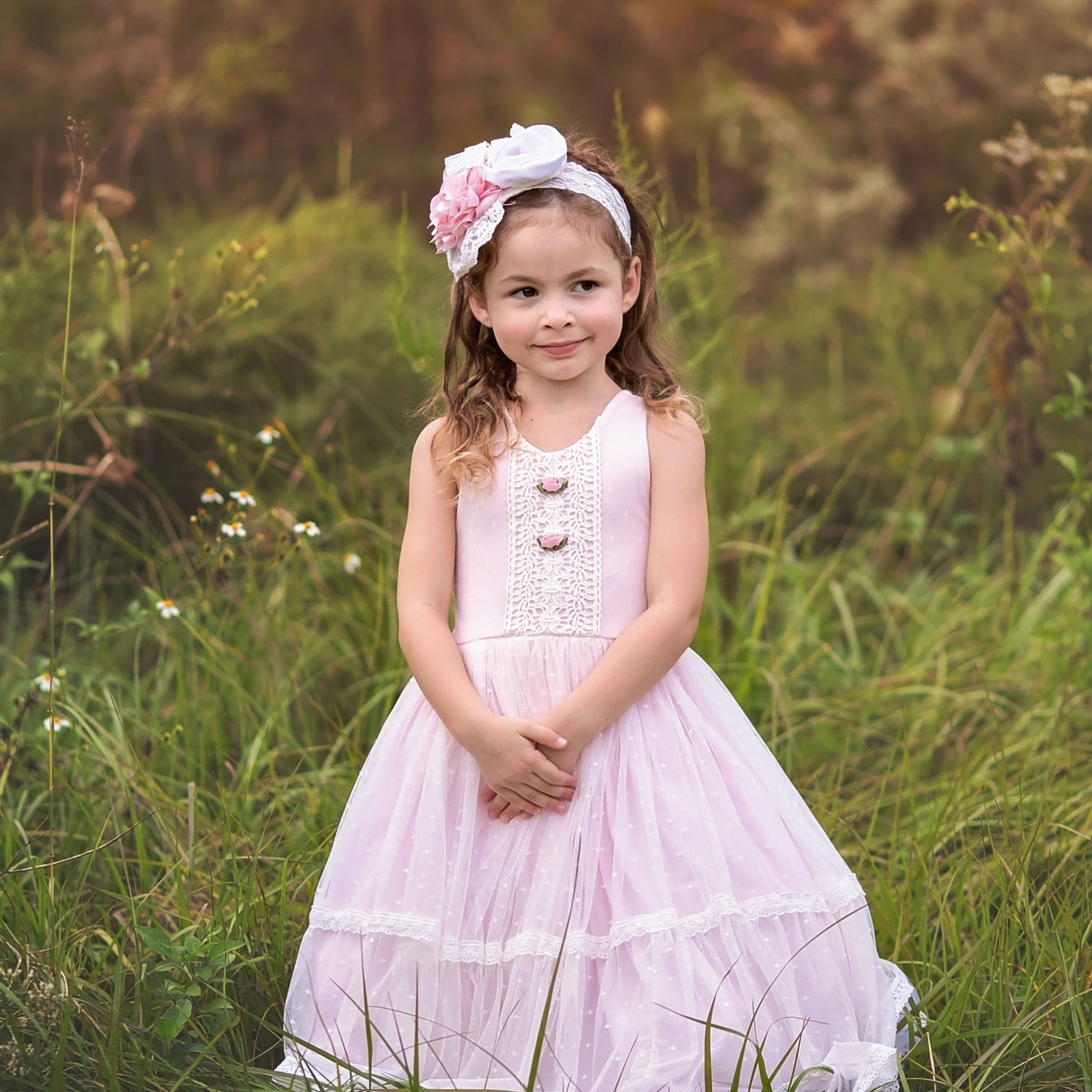 Grace Matching Headband for Girls