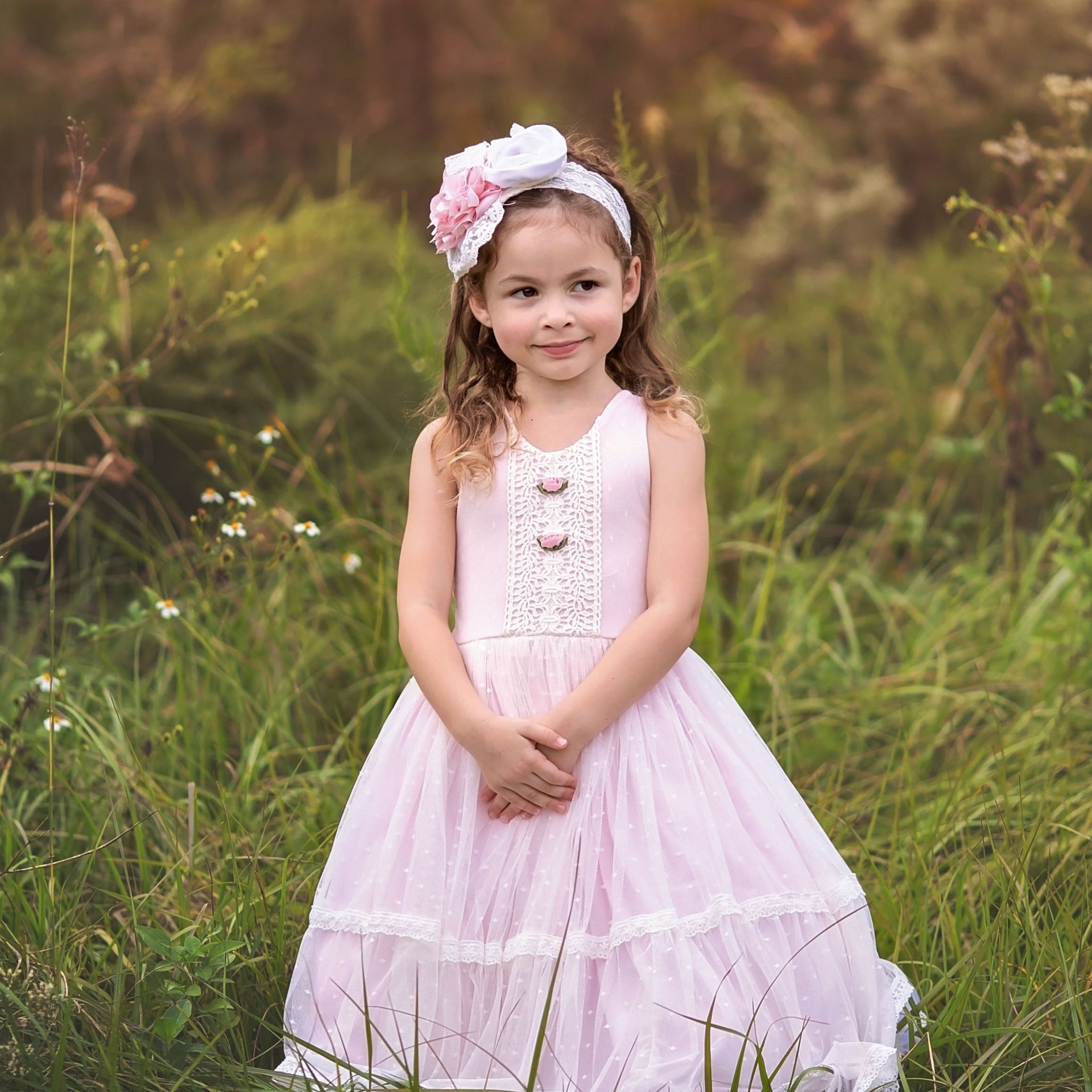 Grace Matching Headband for Girls
