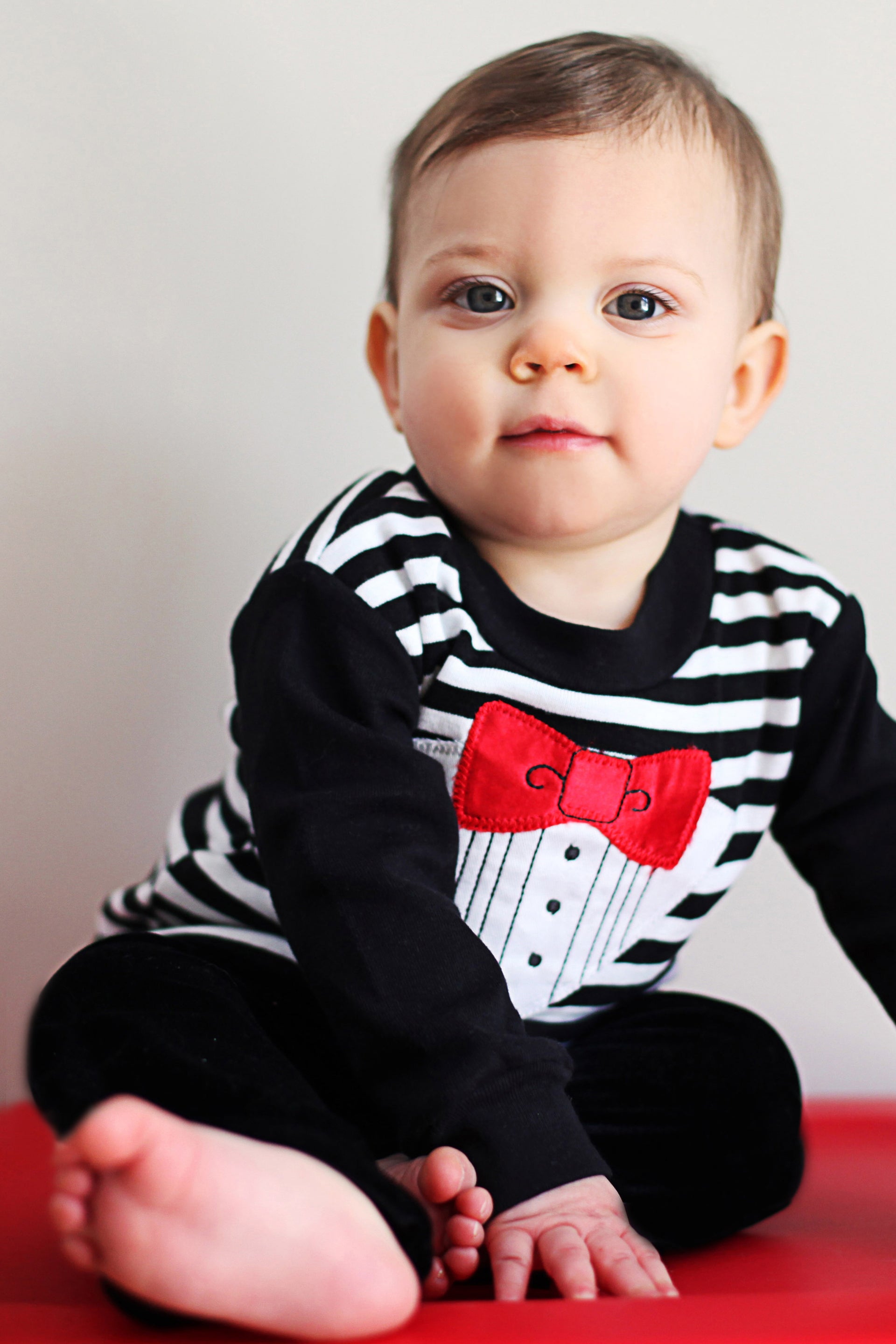 Tuxedo Baby Infant Boys Legging Set