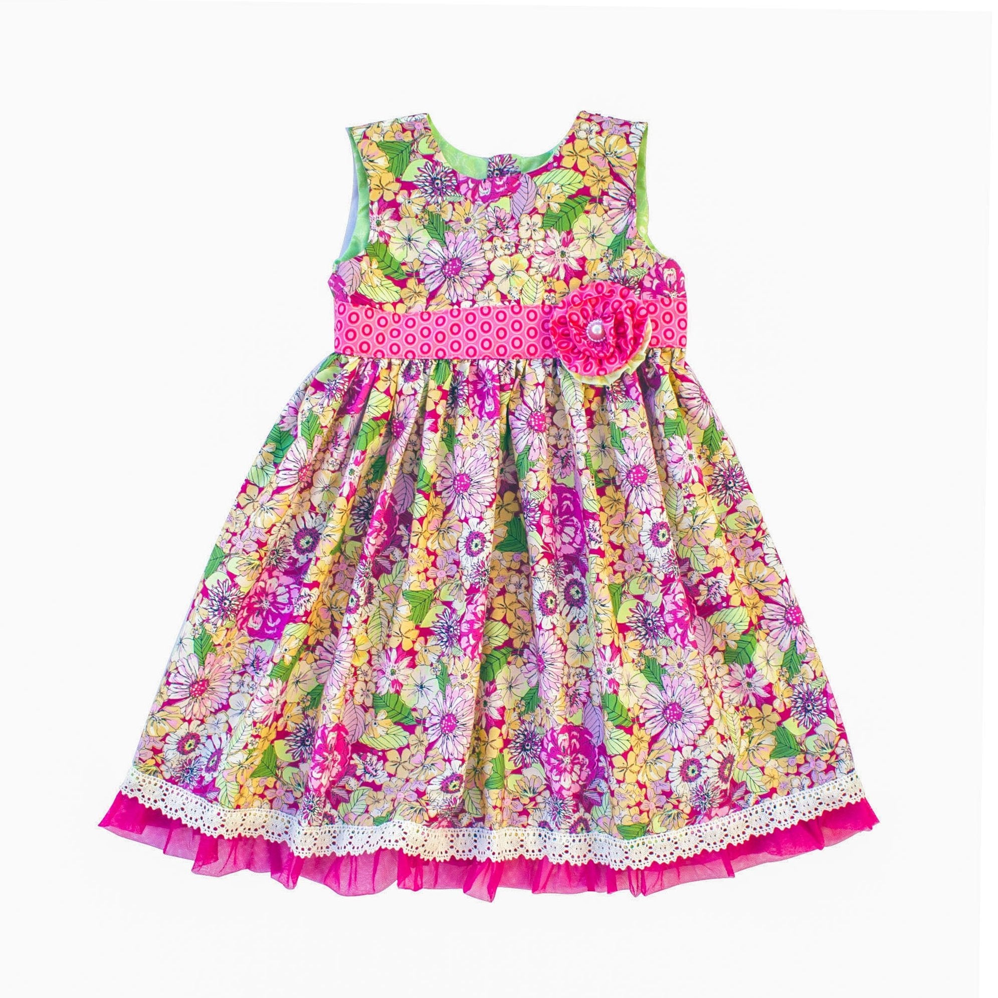 Purple May Flowers Dress