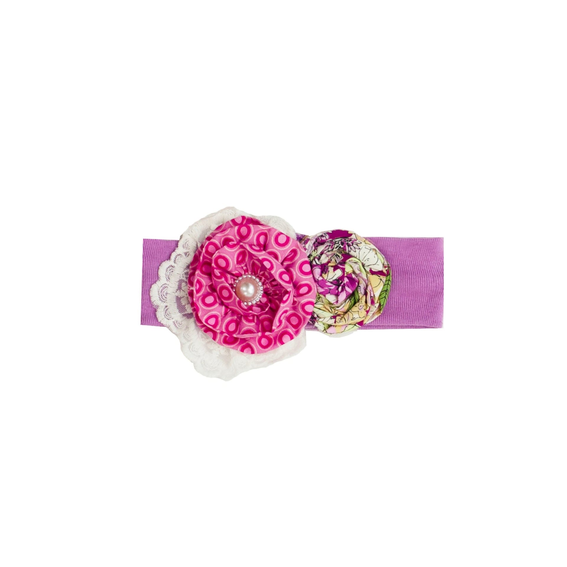 Purple May Flowers Headband