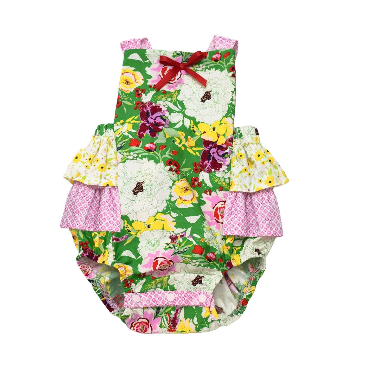 Green Summer Sizzle Sunsuit