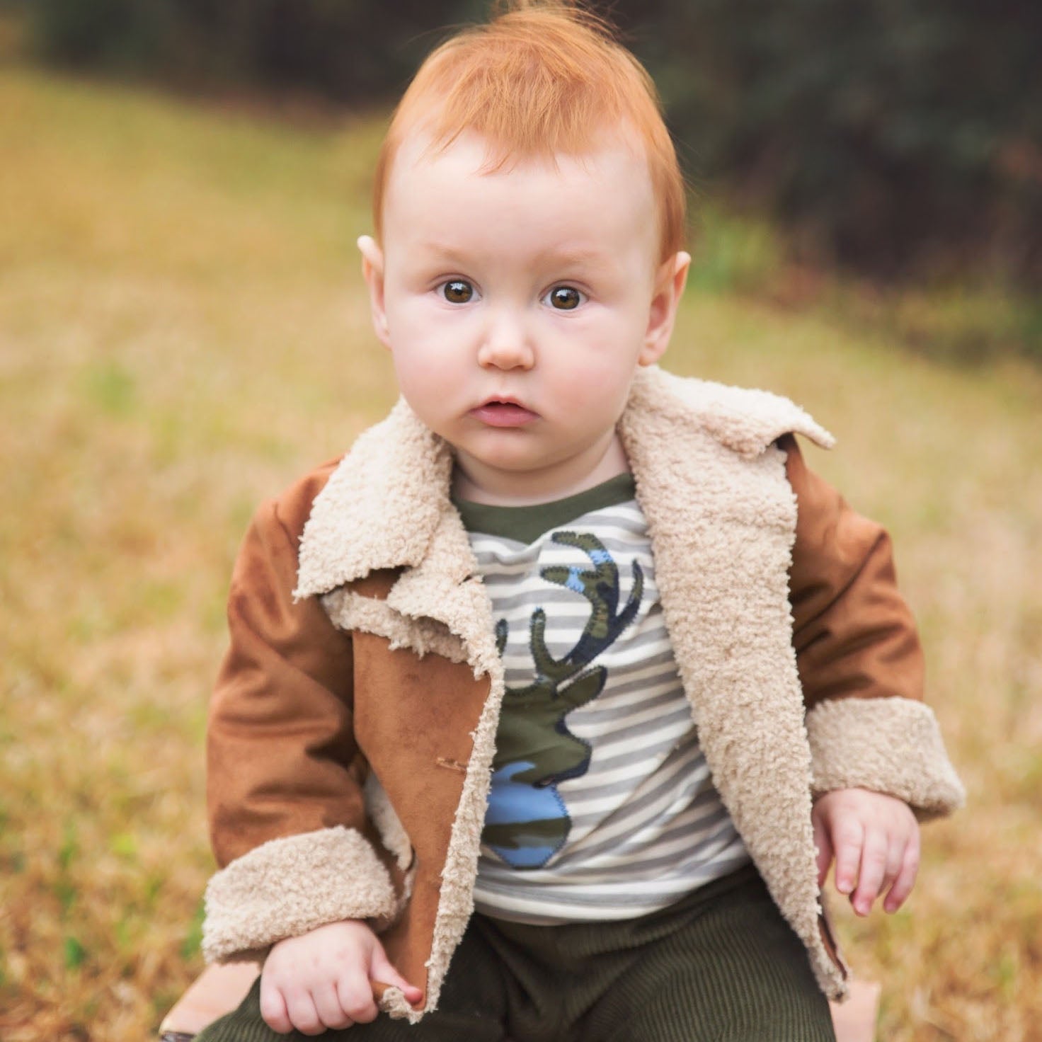 Bear Wear Suede Boy Jacket