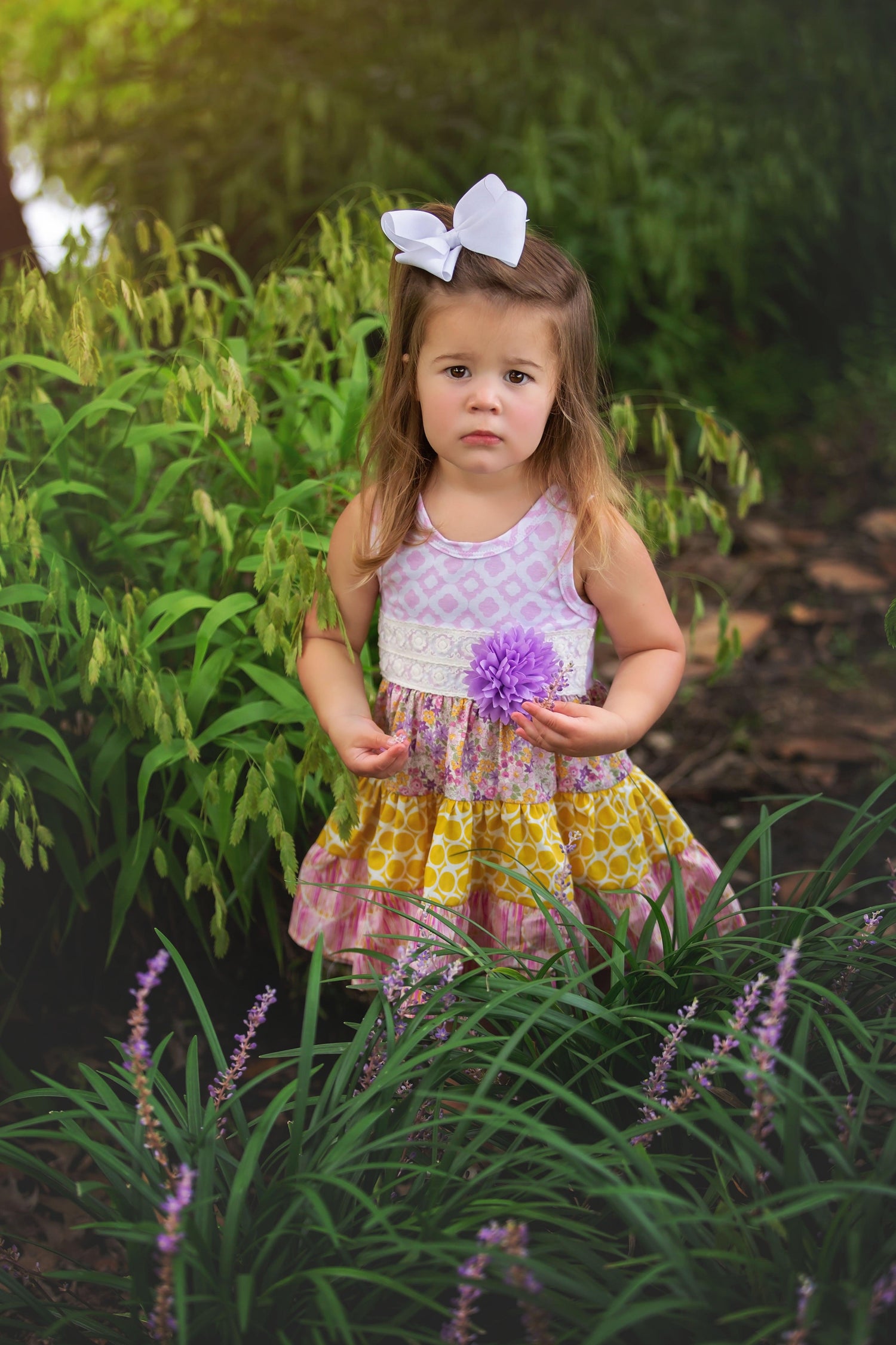 Lavender Haze Little Big Girls Dress 