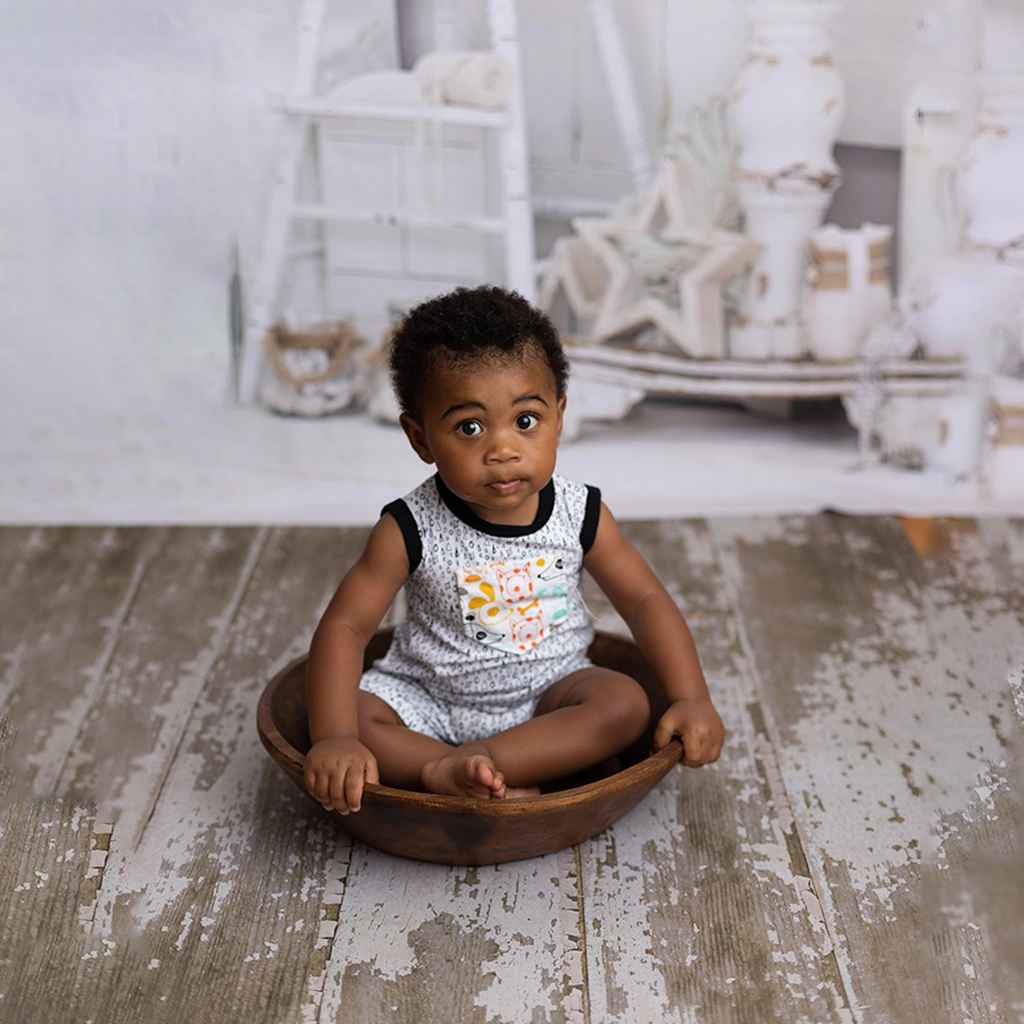 Paw Time Knit Romper for Toddlers 