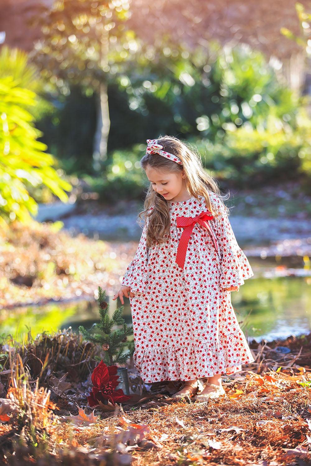 Premium Quality Holly Jolly Dress for Baby Girls 