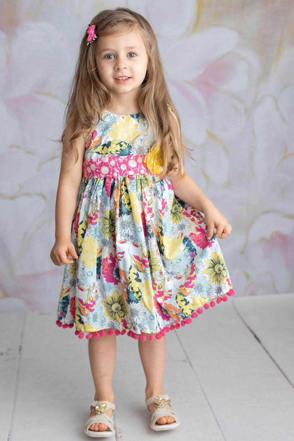 Premium Quality Mystic Garden Dress for Baby Girls 