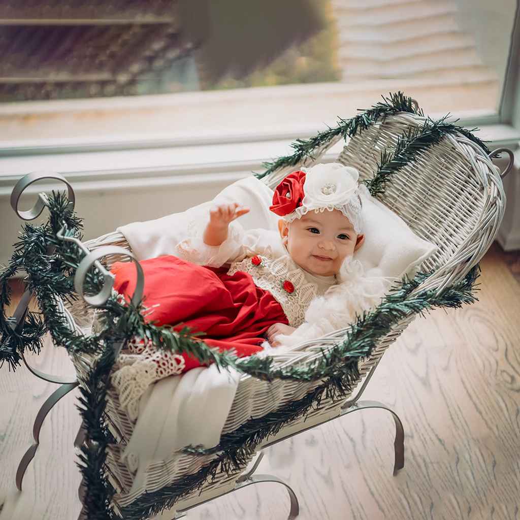 Premium Quality Tis The Season Headband for Baby Girls 