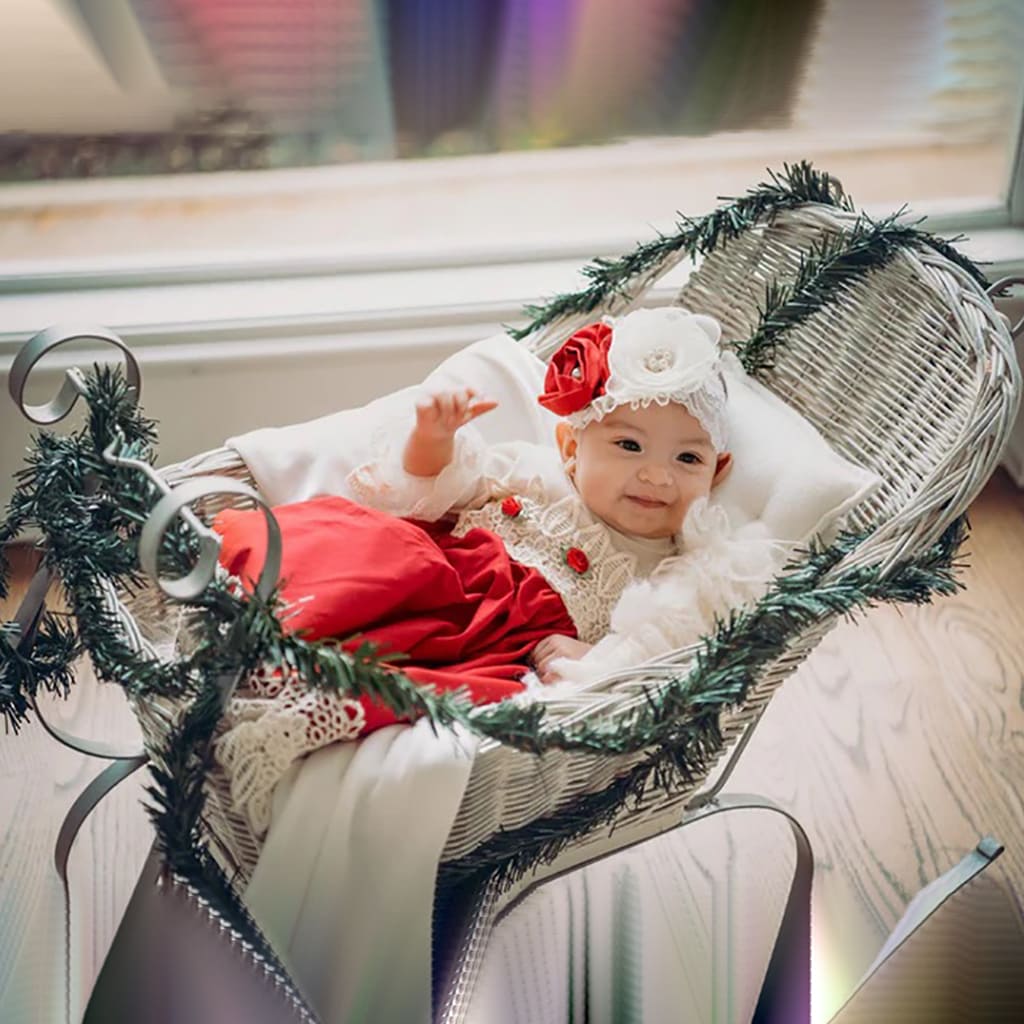 Premium Quality tis-the-Season-Gown for Baby Girls