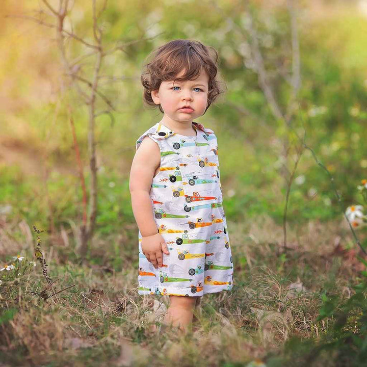 Ready Set Go Newborn Boy Shortall 