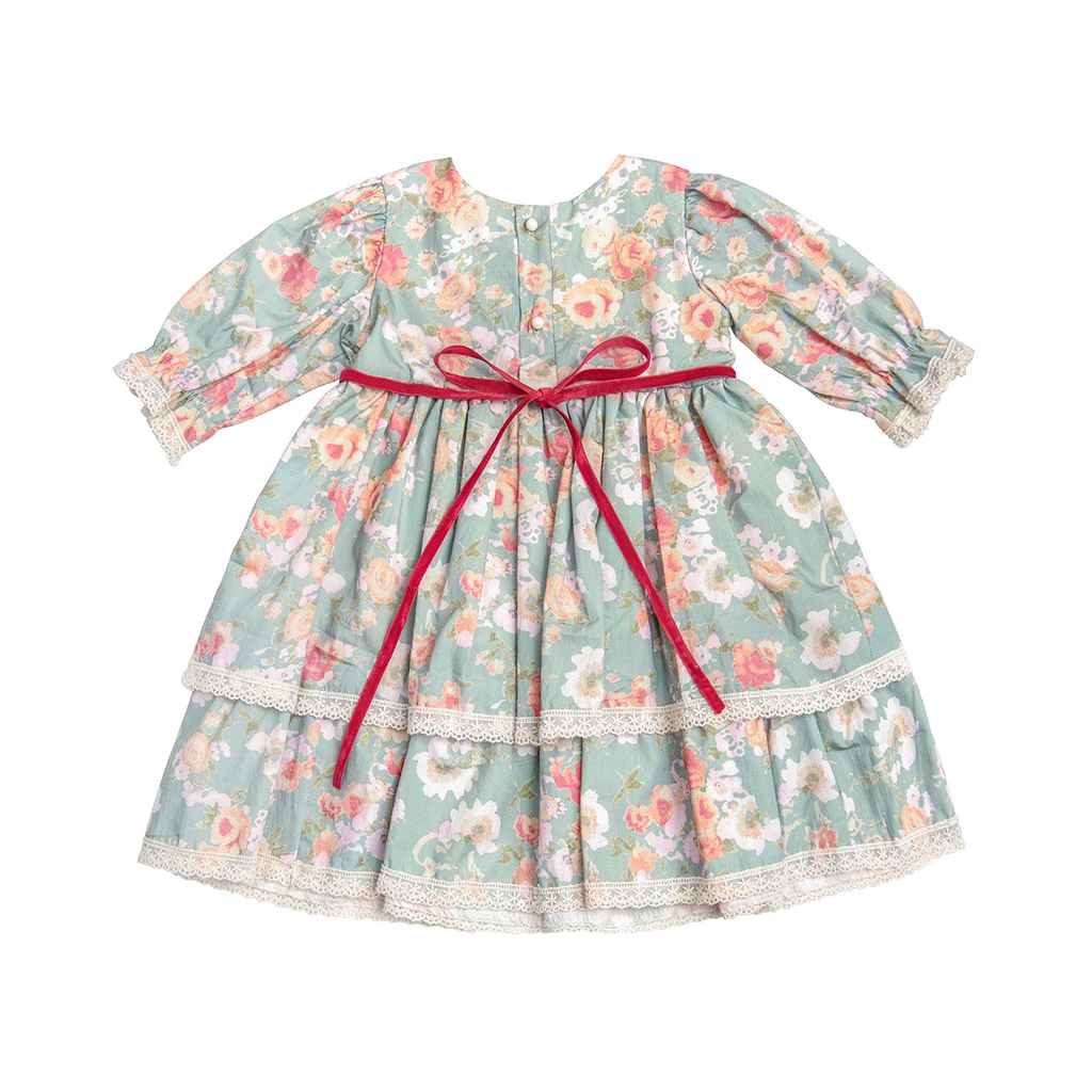Sage Garden Dress for Baby Girls