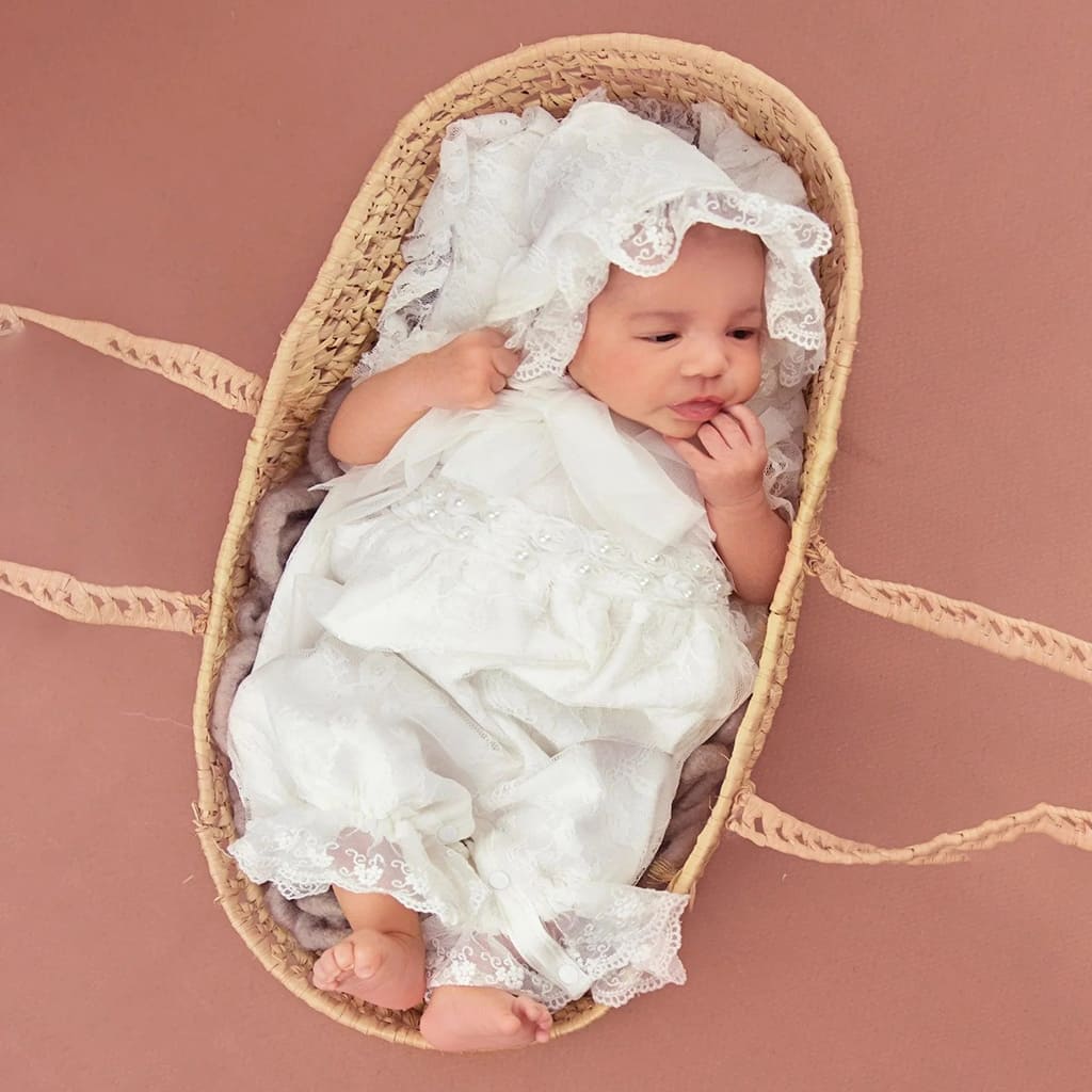 Shop Anna Corinne Heirloom Bonnet for newborn babies