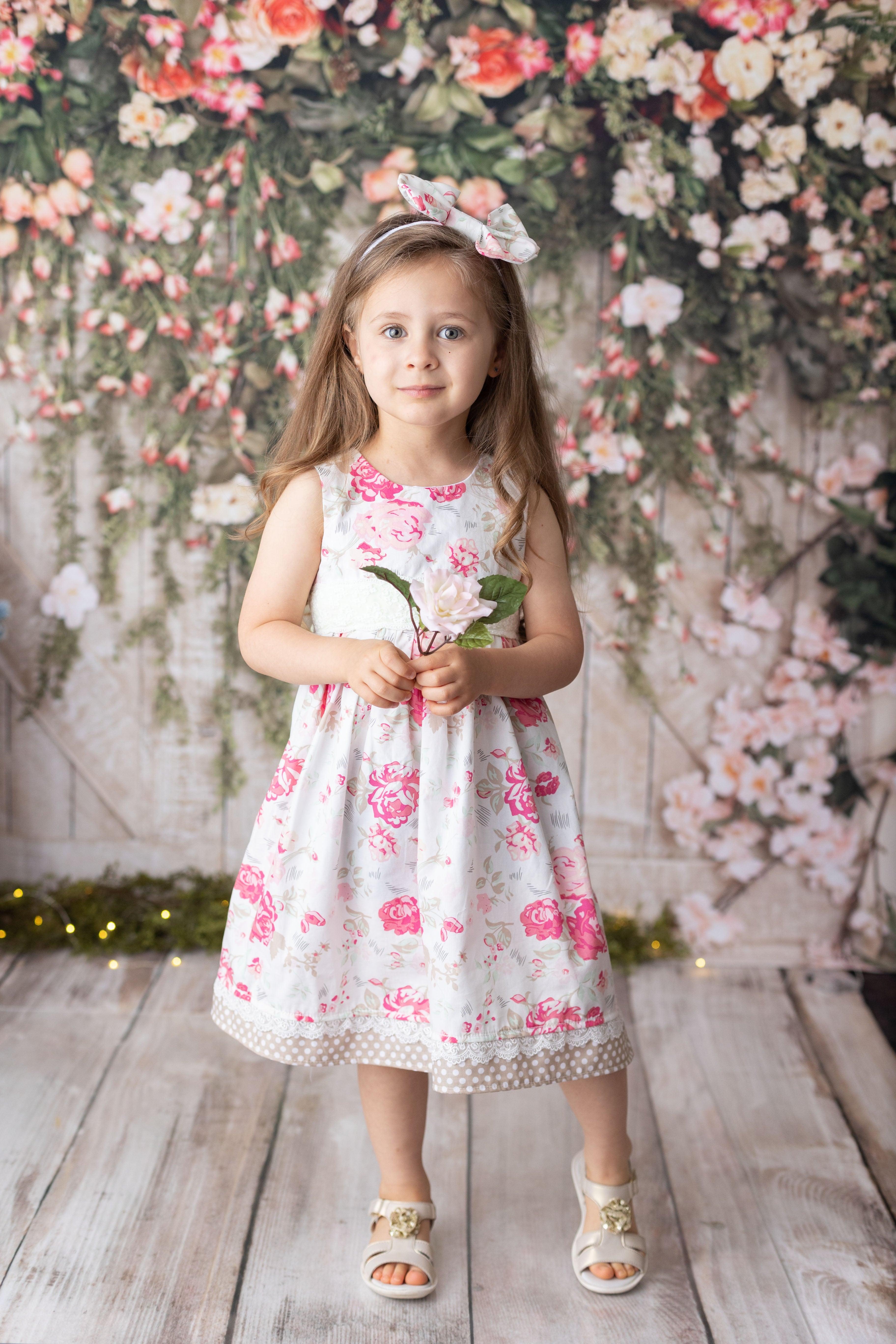Shop English Rose Dress for Baby Girls Online 