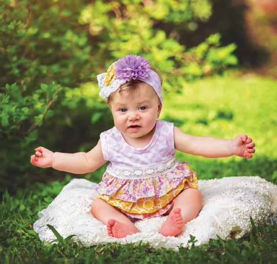 Shop Lavender Haze Infant Girls Romper Online 