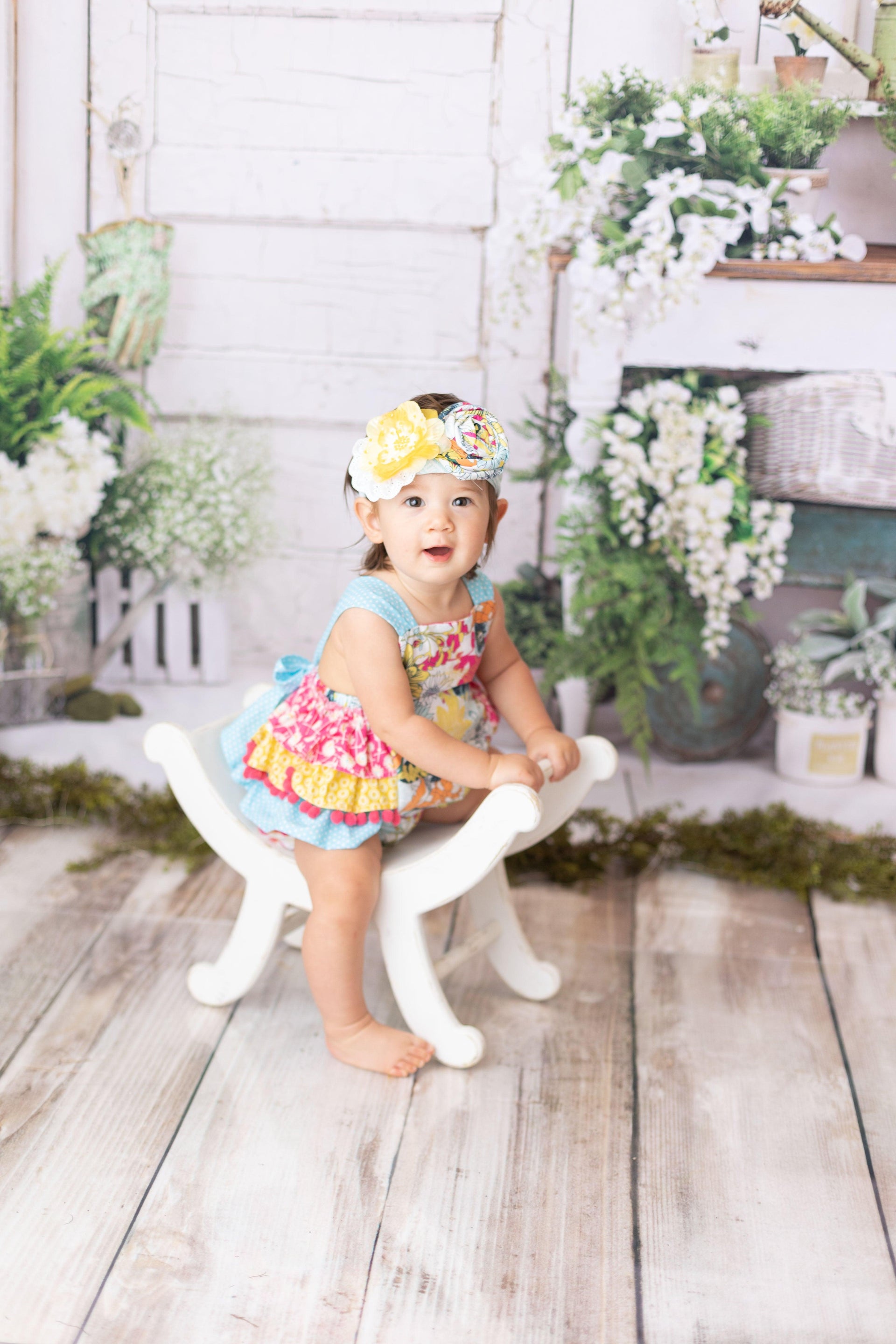 Shop Mystic Garden Sunsuit for Newborns 