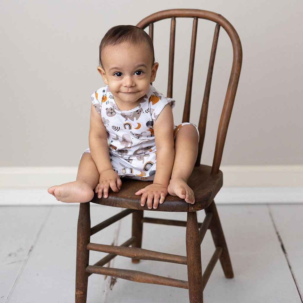 Shop Safari Love Romper for Newborn Babies 