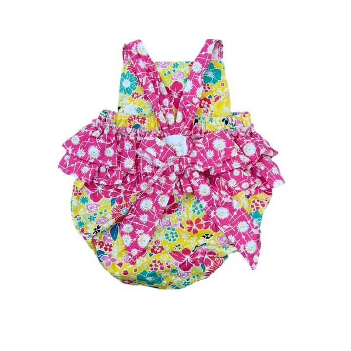 Spring Field Sunsuit for Newborns  