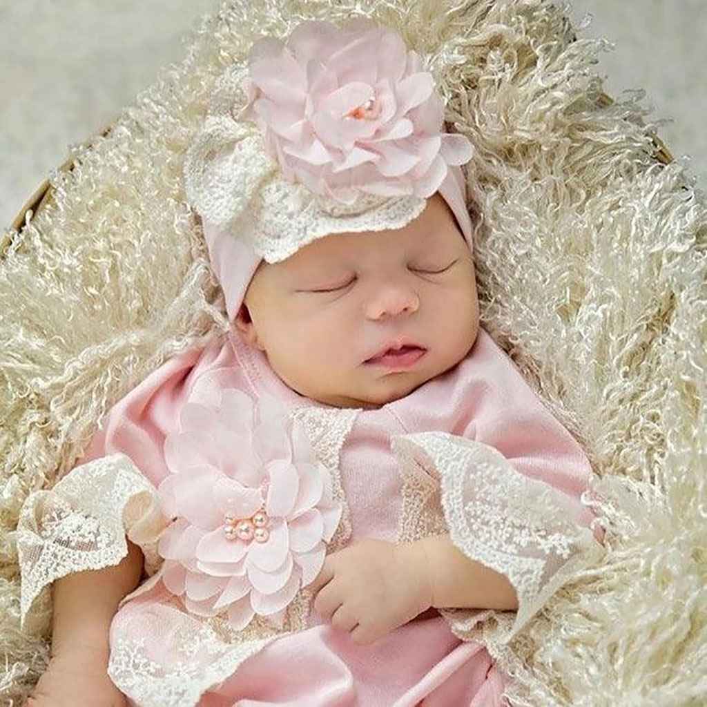 White Chic Petit Headband For Baby Girls
