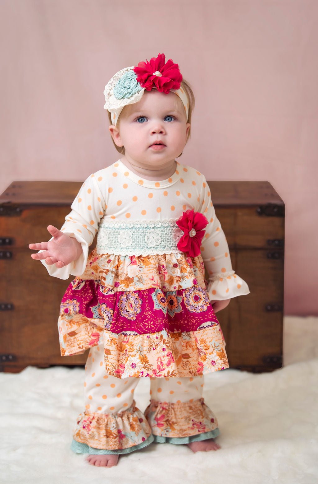 Amber Dreams Romper - Haute Baby