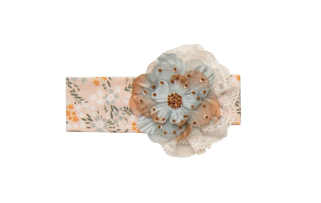 Avas Garden Headband - Haute Baby