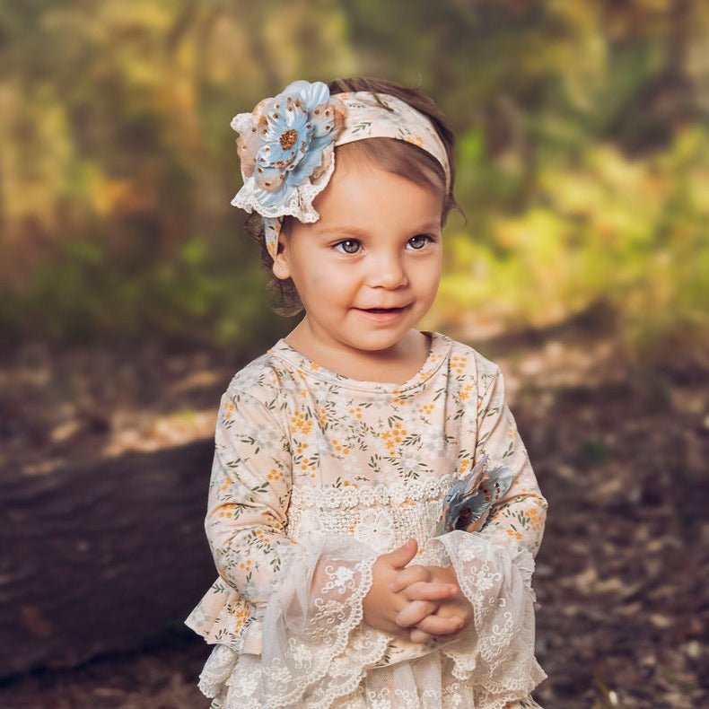 Avas Garden Headband - Haute Baby