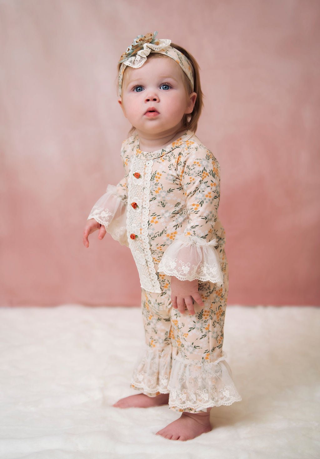 Avas Garden Romper - Haute Baby