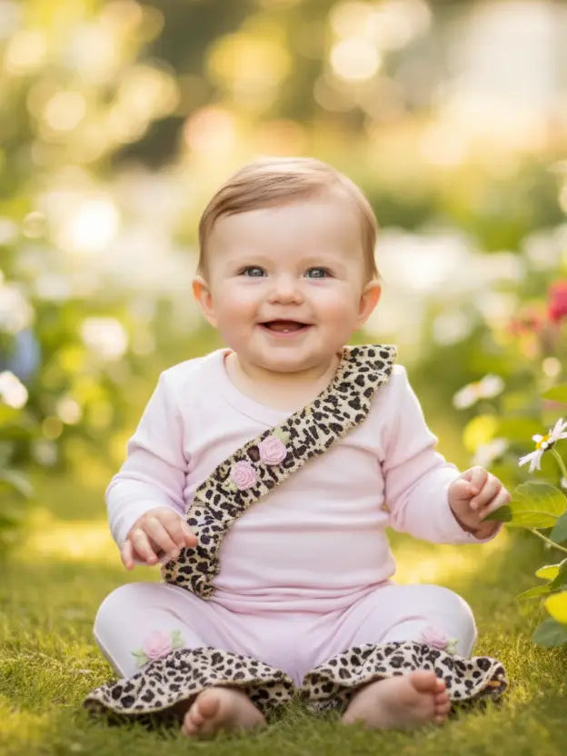 Haute Baby Jungle Love Baby Set For Newborn Girl