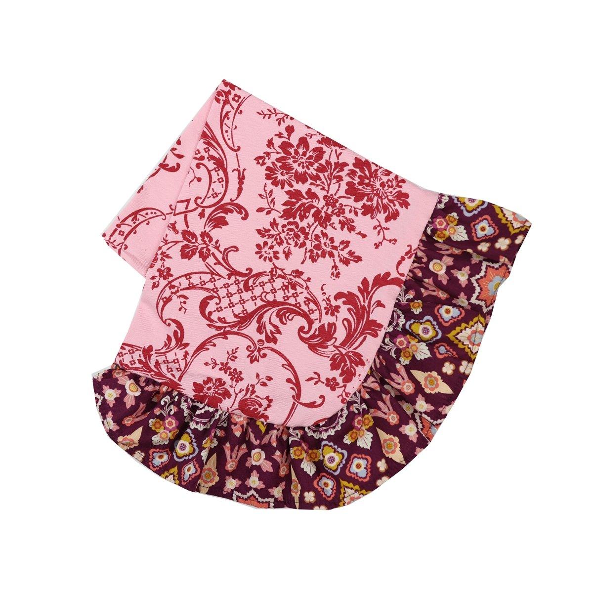 Haute Baby Cranberry Garden Blanket