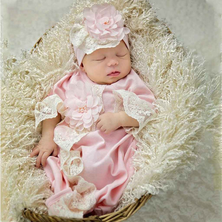 Shop Chic Petit Baby Girls Take Me Home Gown Online