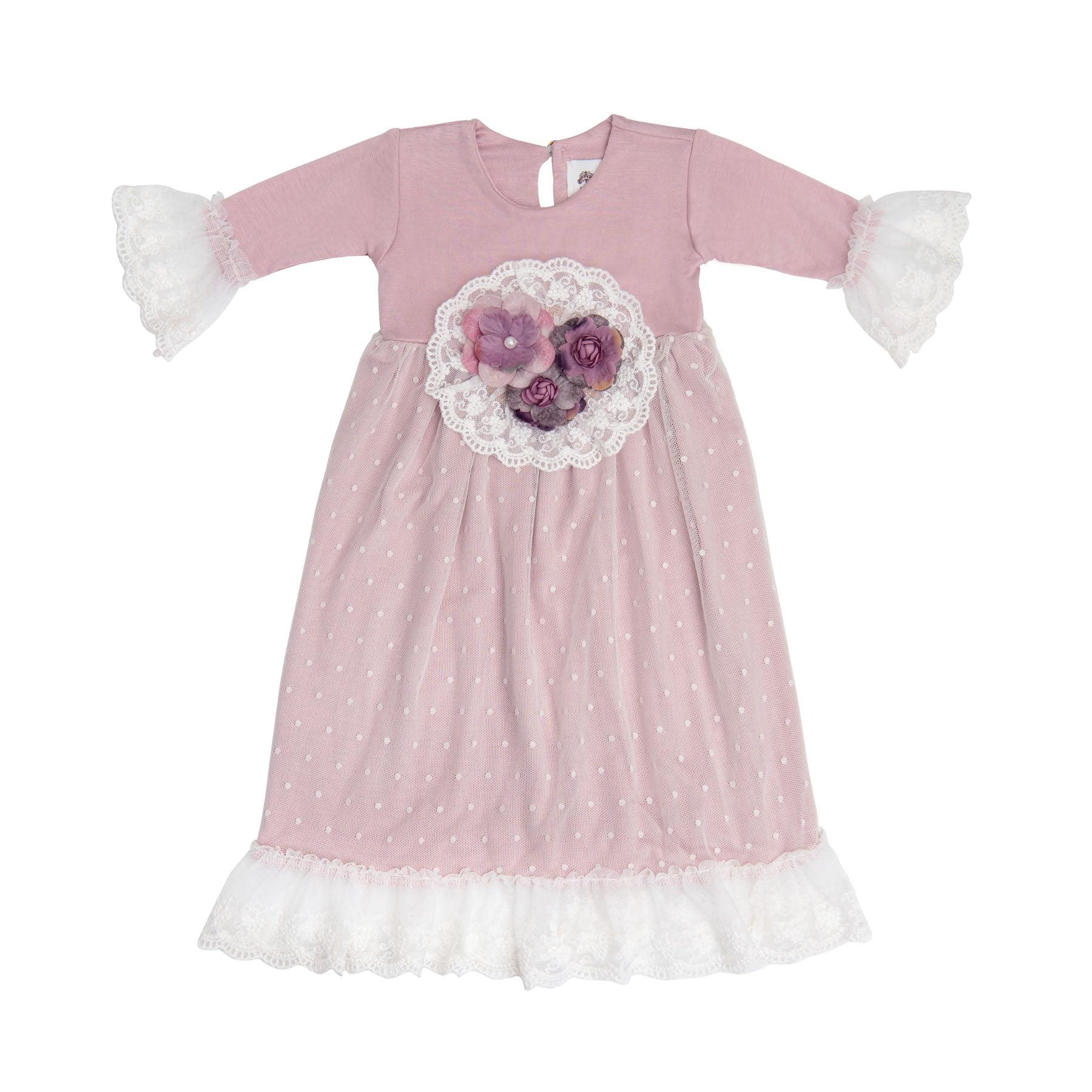 Best Quality Emily Gown for Baby Girls Online - Haute Baby