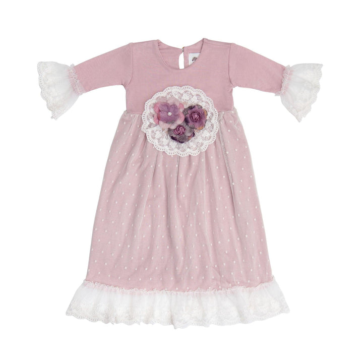 Best Quality Emily Gown for Baby Girls Online - Haute Baby