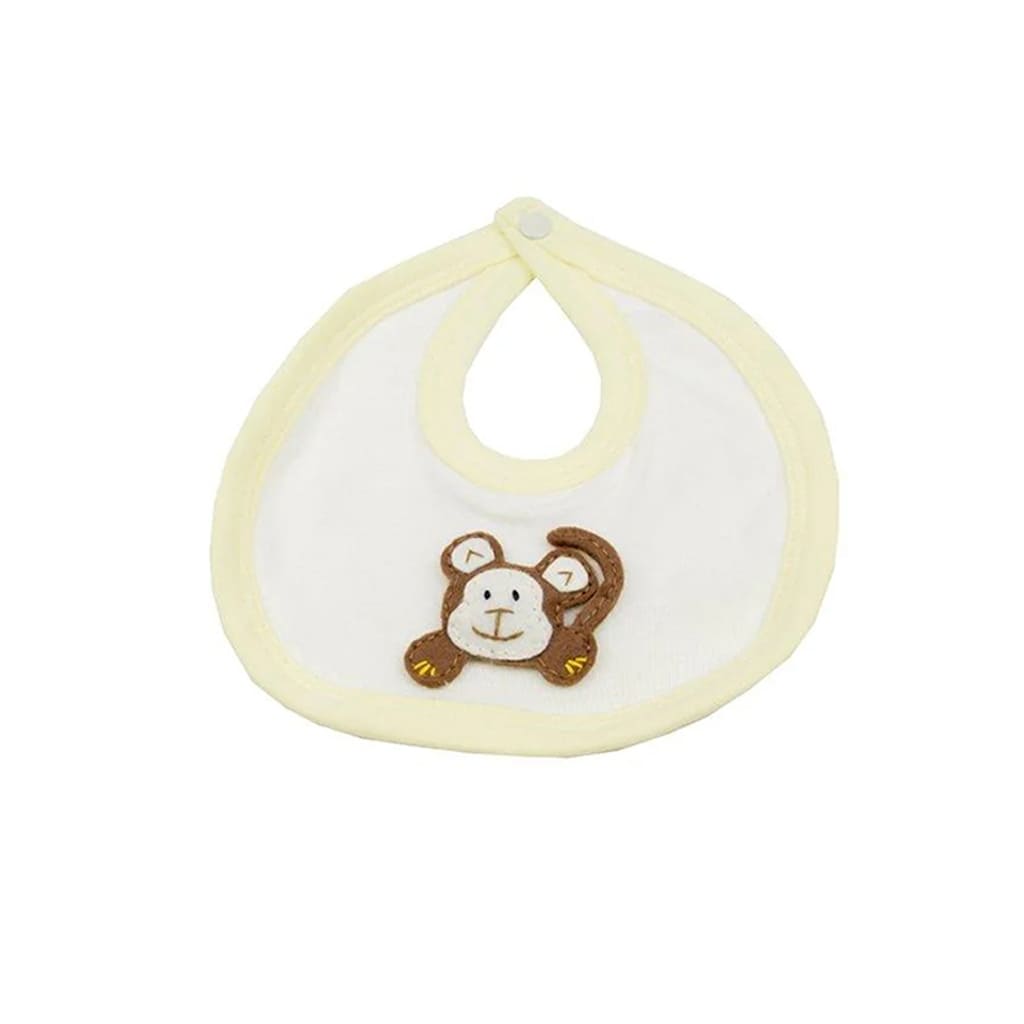 Best Quality Monkey Tales Bib & Burp Set for Newborns - Haute Baby