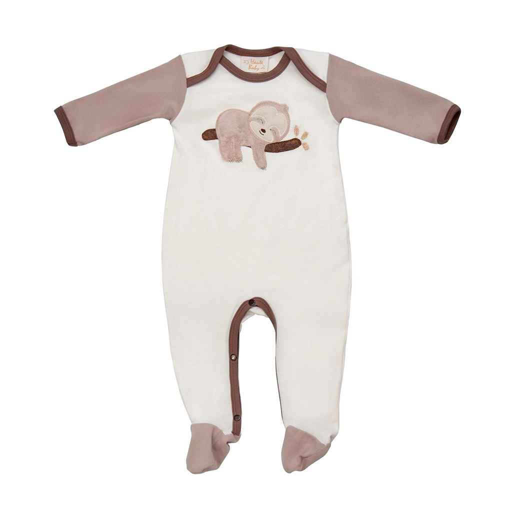 Best Quality Sleepy Sloth Footie for Newborns - Haute Baby