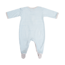 Load image into Gallery viewer, Bubbles Baby Boy Footie Dress
