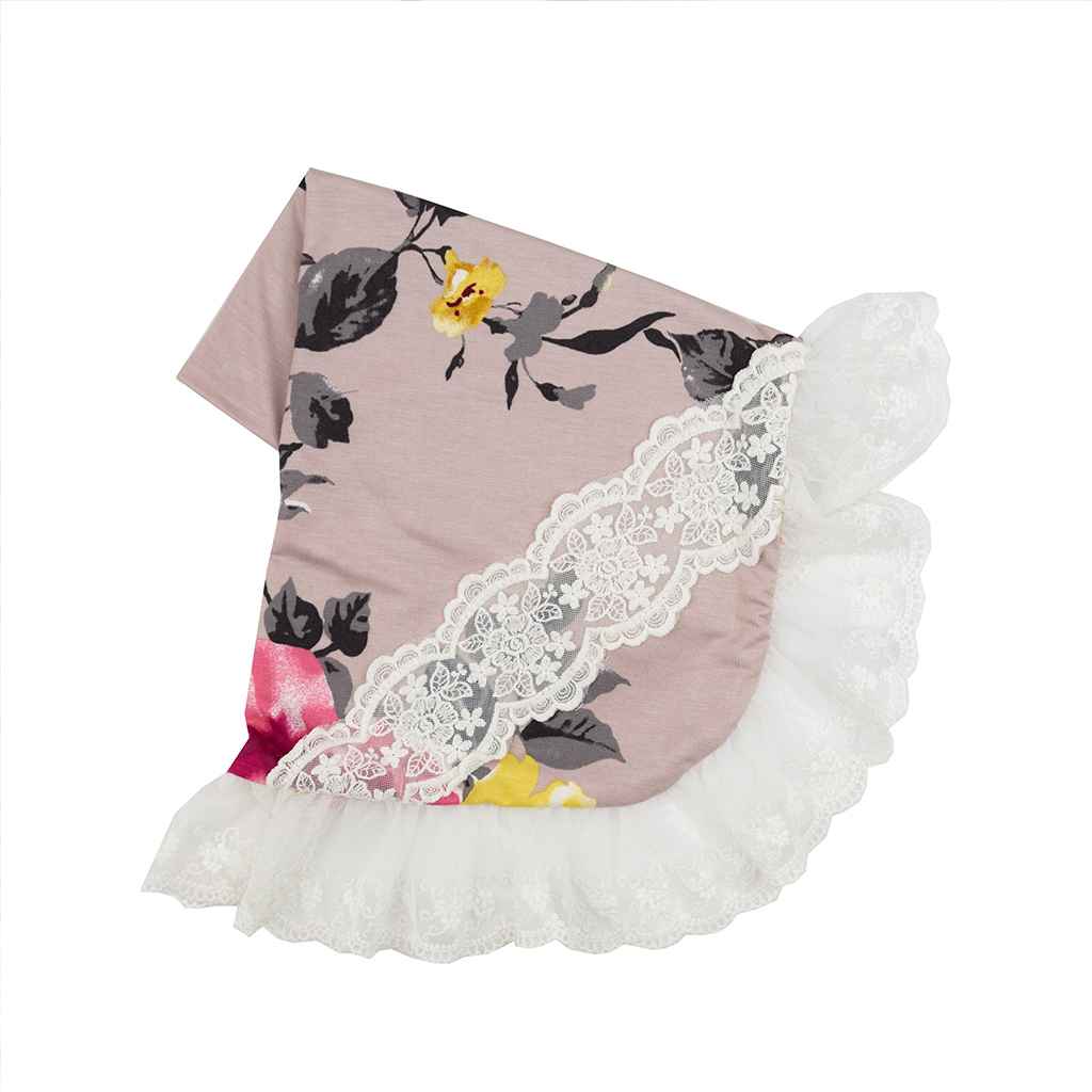 Buy Cranberry Rose Blanket Gift Set for Newborns and Toddlers - Haute Baby