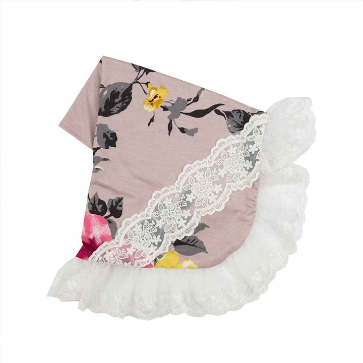 Buy Cranberry Rose Blanket Gift Set for Newborns and Toddlers - Haute Baby