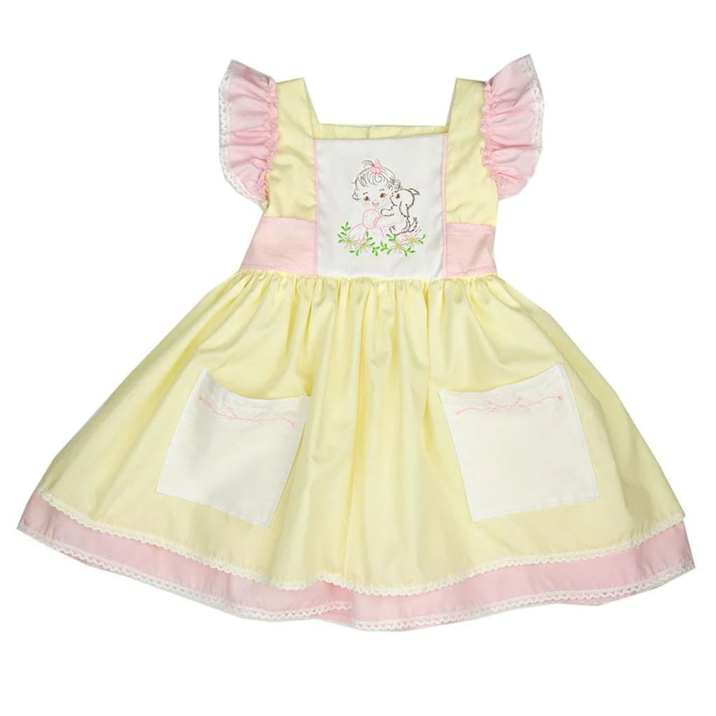 Buy Cutie Pie Little Girls Embroidery Sundress - Haute Baby
