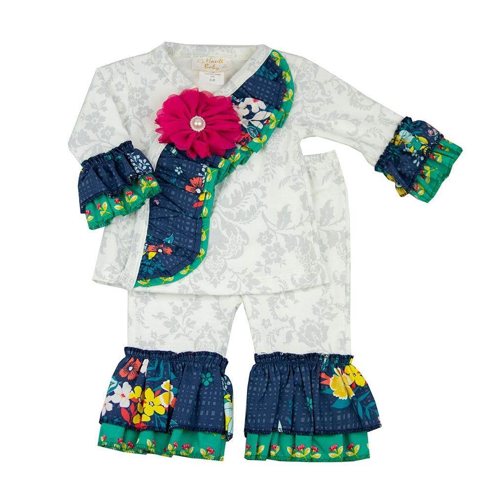 Buy Fall Fantasy Infant Girls Criss Cross Set for Baby Girls - Haute Baby