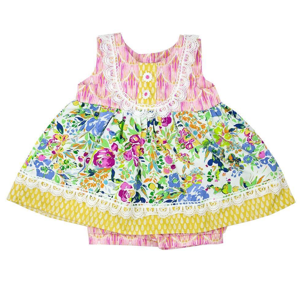 Buy Floral Fantasy Little Girls Short Set Online - Haute Baby