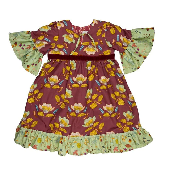 Buy Mulberry Bloom Dress for Baby Girls Online - Haute Baby