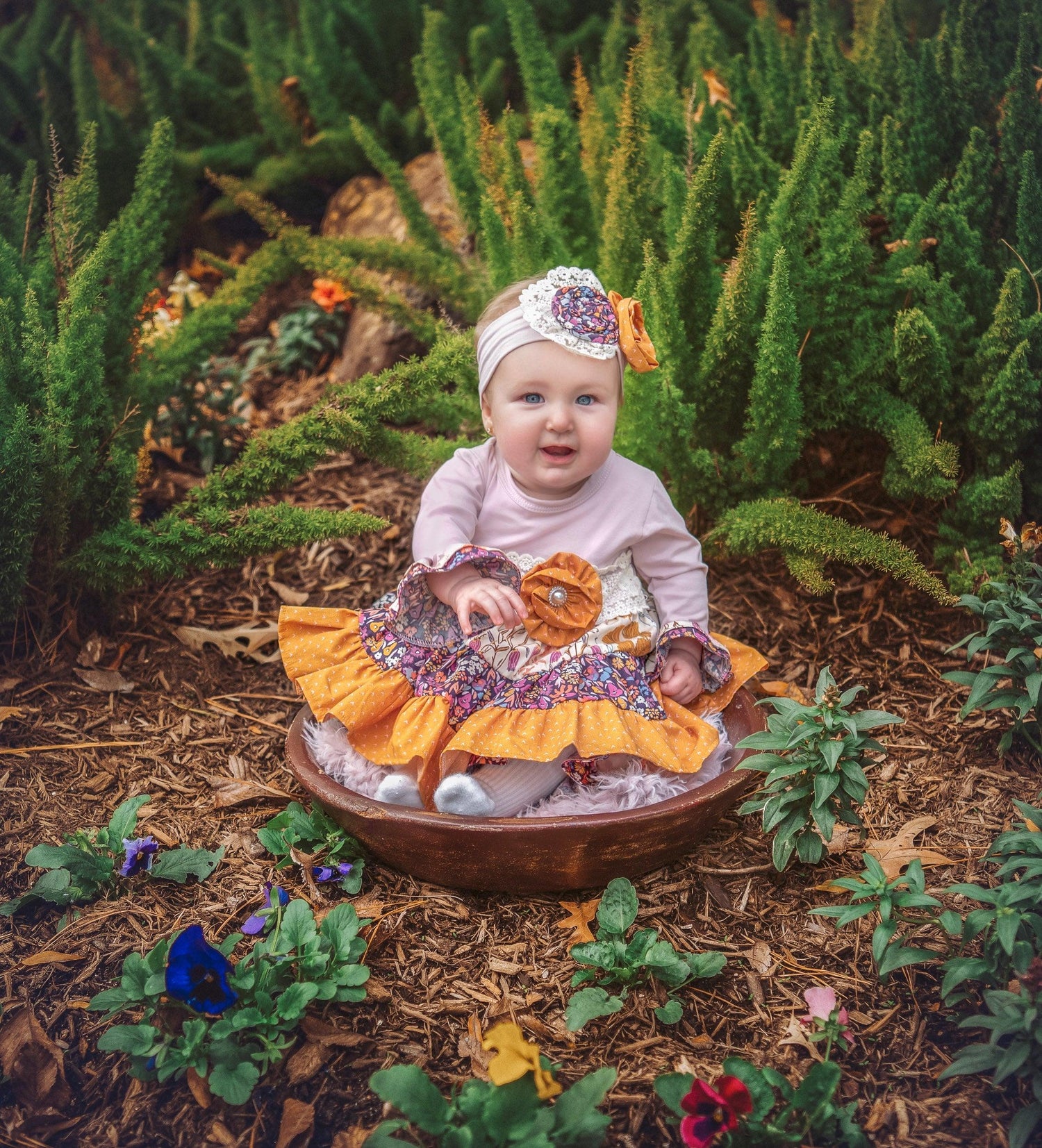 Buy Plum Pretty Romper for Newborn Babies 