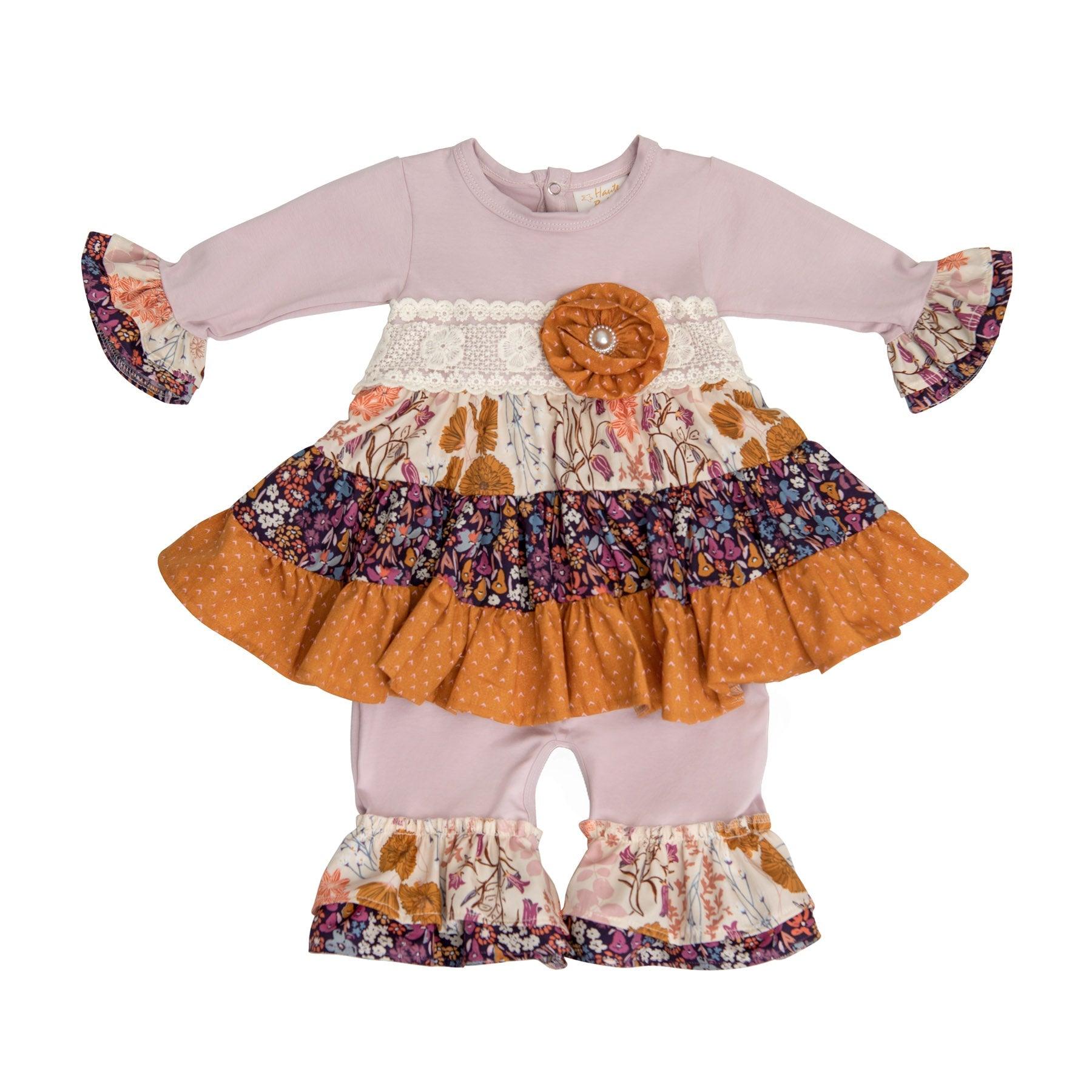 Buy Plum Pretty Romper for Newborn Babies - Haute Baby